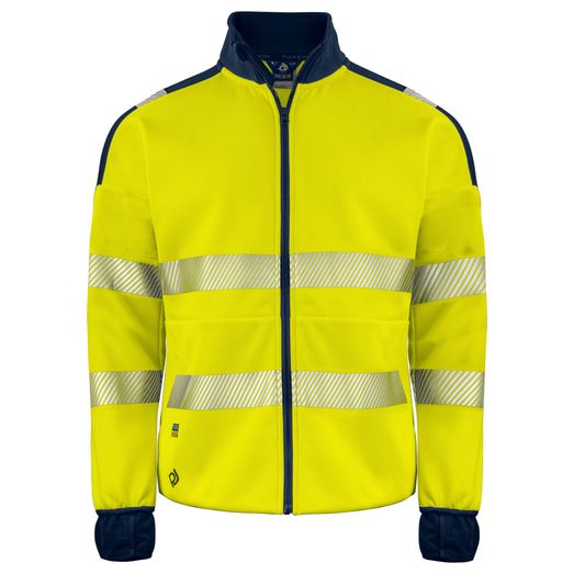 Pro-Job 6109 Sweatshirt EN ISO 20471 Class 3/2 Yellow/Navy