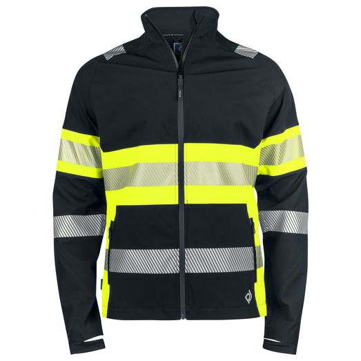 Pro-Job 6442 Funcitonal Jacket EN IO 20471 Class 1 Yellow/Black
