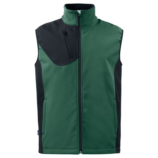Pro-Job Prio 3702 Softshell Vest Forest Green