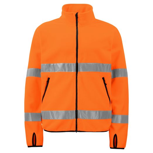 Pro-Job Prio 6327 Fleece Jacket EN ISO 20471 Class 3 Orange/Black