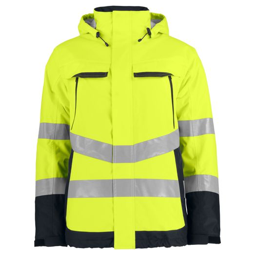Pro-Job Prio 6441 Padded Functional Jacket Class 3 Yellow/Black