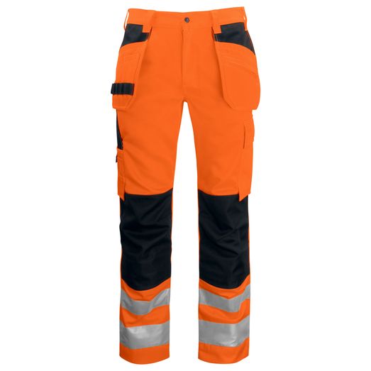 Pro-Job Prio 6531 EN 1S0 20471 Waistpants Class 2 Orange/Black