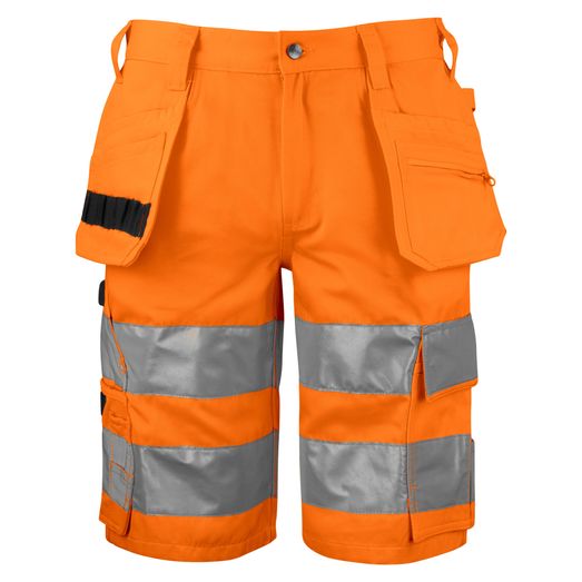 Pro-Job Prio 6535 Shorts EN ISO 20471 Class 2/1 Orange/Black