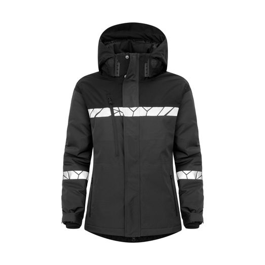 Pro-Job Progression 7420 Ladies Functional Padded Shell Jacket Grey/Black