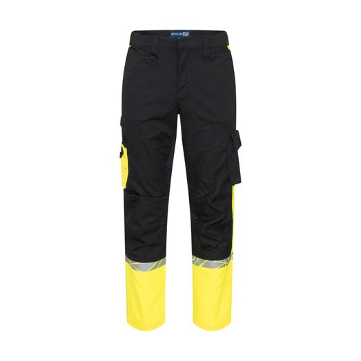 Pro-Job Progression 7507 Service Pant Black/Yellow