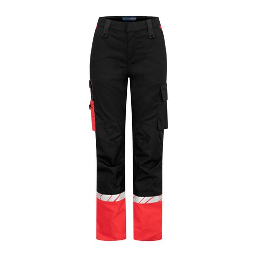 Pro-Job Progression 7512 Ladies Workpant Knee Protection Black/Red