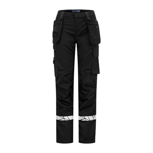 Pro-Job Progression 7513 Ladies Workpant Holster Pocket Black/Black