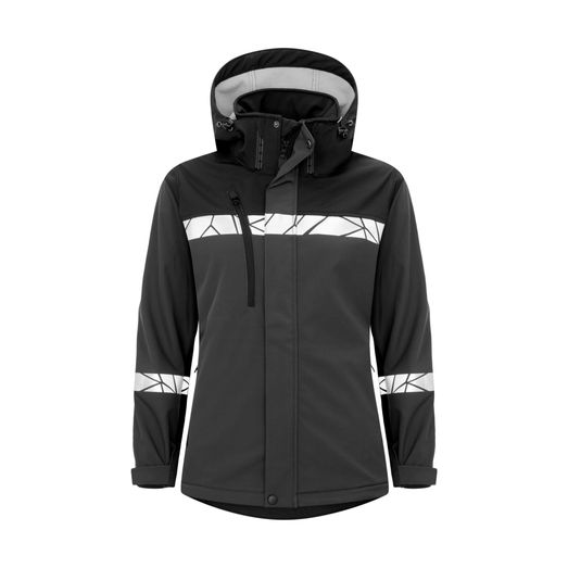 Pro-Job Progression 7417 Ladies Softshell Jacket Grey/Black