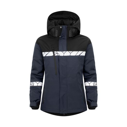 Pro-Job Progression 7420 Ladies Functional Padded Shell Jacket Navy/Black