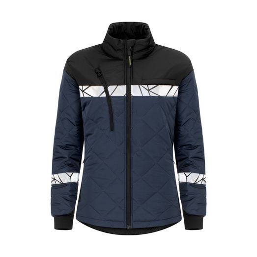 Pro-Job Progression 7421 Ladies Lightweight Quilted Jacket Navy/Black