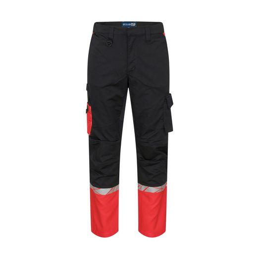 Pro-Job Progression 7507 Service Pant Black/Red