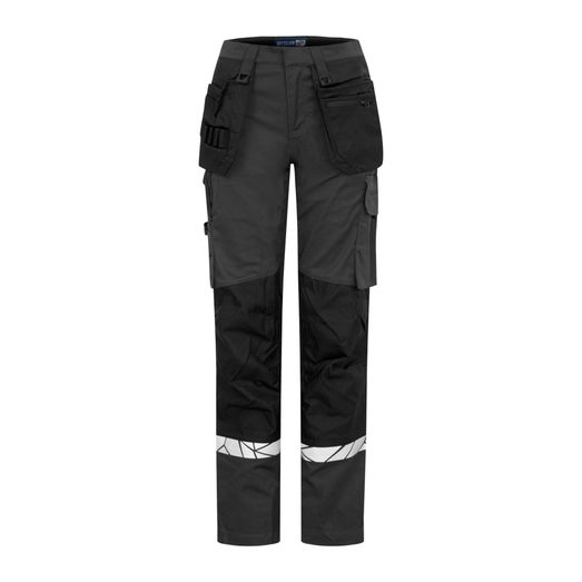 Pro-Job Progression 7513 Ladies Workpant Holster Pocket Grey/Black