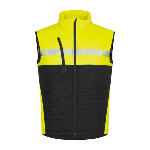 Pro-Job Progression 7700 Quilted Vest Black/Yellow