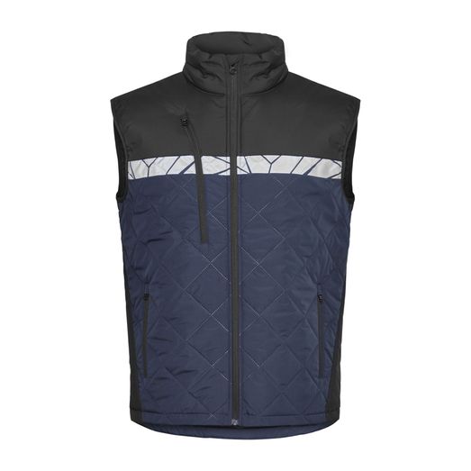 Pro-Job Progression 7700 Quilted Vest Navy/Black