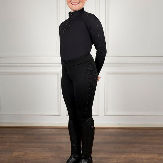 Coldstream Ng Jedburgh Riding Tights Child Black