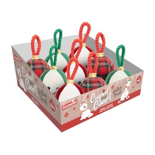 Rosewood Cupid &amp; Comet Bauble Buddies Ass