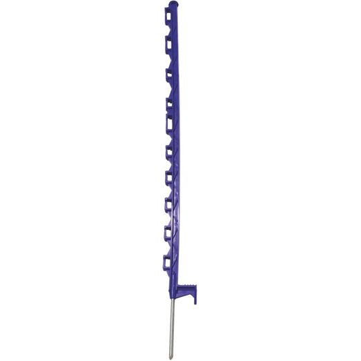 Rutland Full Plastic Post 105 cm, blue, metal tip, single step