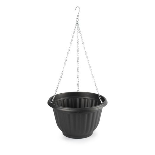 Plasticforte Anthracite Roma Hanging Pot