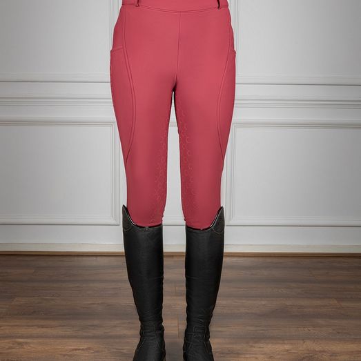 Coldstream Balmore Thermal Riding Tights Burgundy