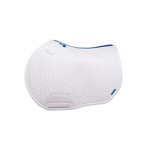 Coldstream Chatton Close Contact Saddle Pad White/Blue