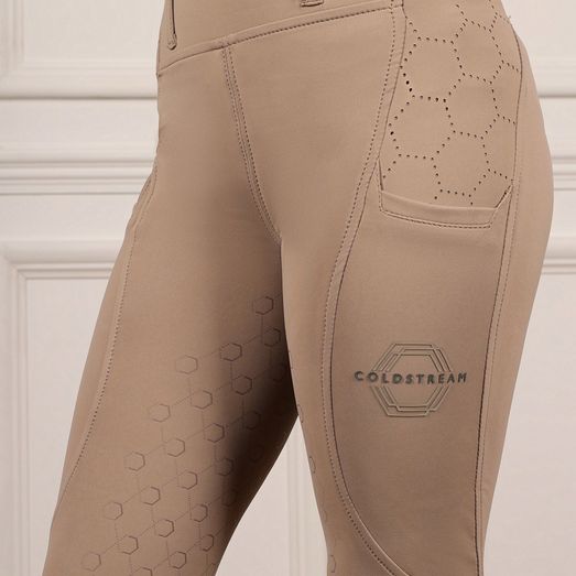 Coldstream Oxnam Competition Riding Tights Taupe