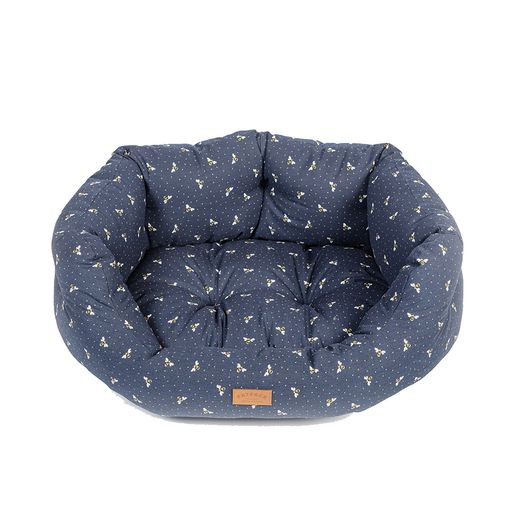 Danish Design Fatface Spotty Bees Deluxe Slumber Bed Navy