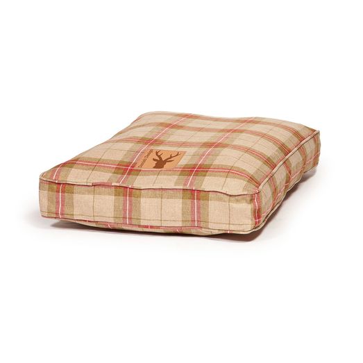 Danish Design Newton Box Duvet Moss Green, Beige &amp; Red
