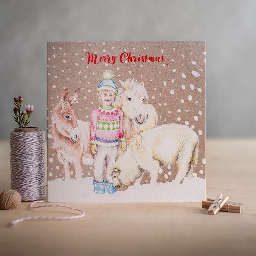 Deckled Edge Christmas Merry Christmas