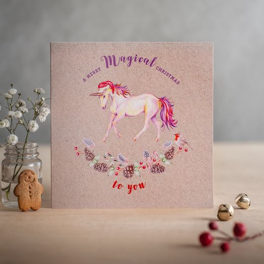 Deckled Edge Christmas Merry Magical Christmas