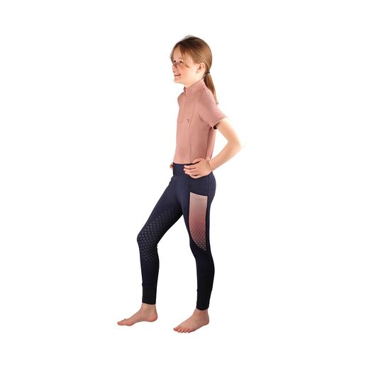 Elevate Mizs Riding Tights By Hy Equestrian Navy