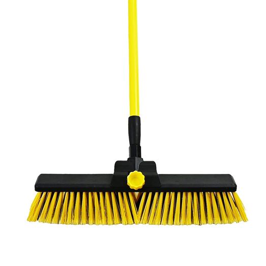 Hillbrush Tornado Broom With Telescopic Handle Yellow