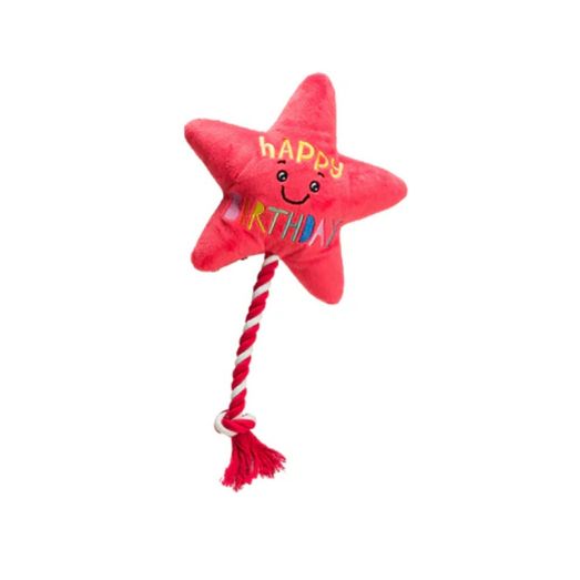 House Of Paws Star Balloon With Rope Toy