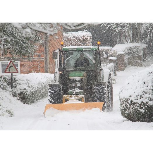 Kevin Milner Christmas Cards Tractor In The Snow