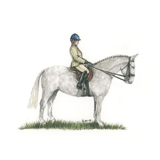 Kevin Milner Countryside Cards Working Hunter