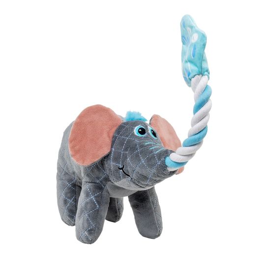 Kong Bendeez Elephant Dog Toy Grey
