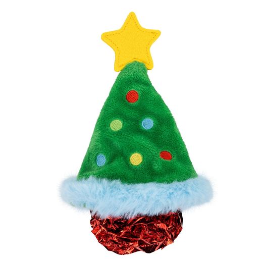 Kong Holiday Cat Crackles Cat Toy Green