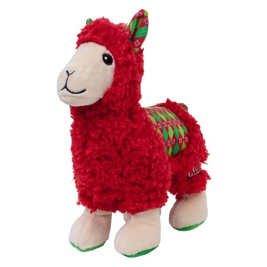 Kong Holiday Sherps Llama Dog Toy Green