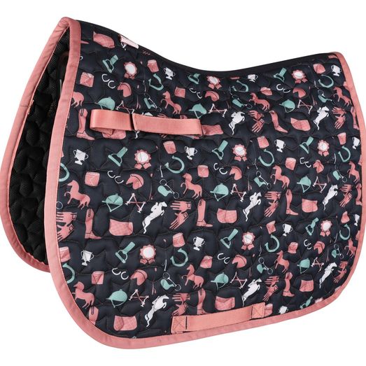 Little Rider Pony Passion Saddle Pad Child Blush/Navy