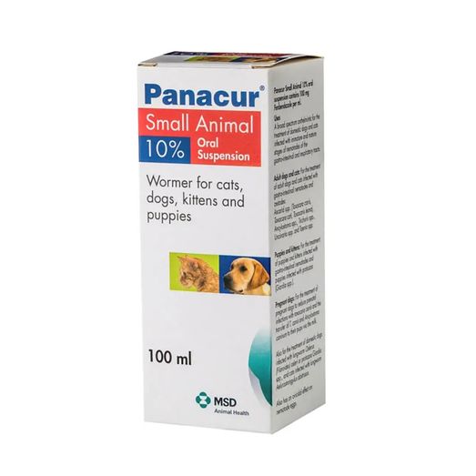 Panacur Small Animal 100mg/Ml Oral Suspension