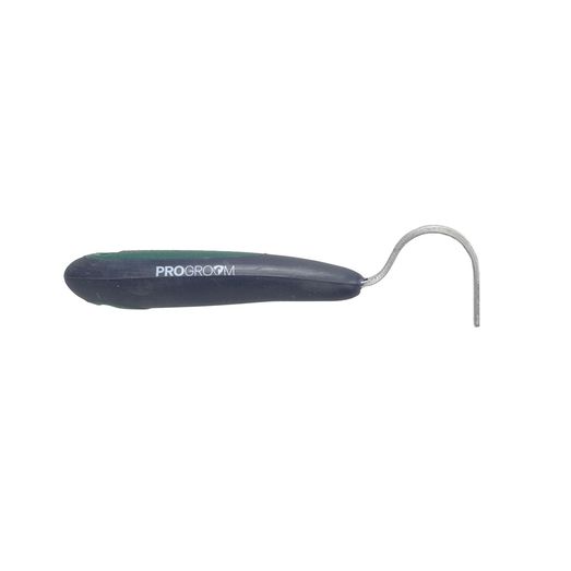 Progroom Two-Tone Hoof Pick By Hy Equestrian Navy/Hunter Green