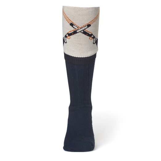 Waring Brooke Crossed Gun Socks