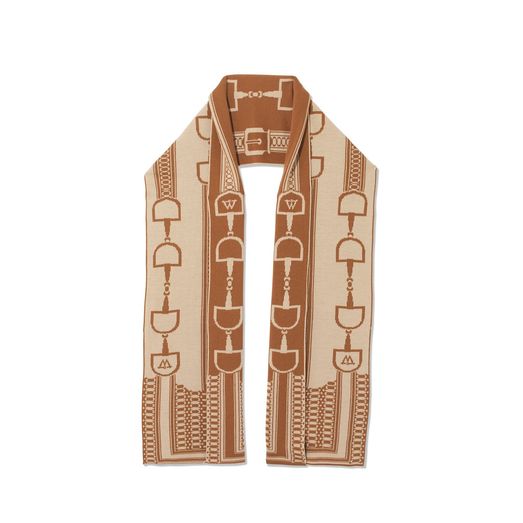 Waring Brooke Snaffle Scarf Tan/Taupe