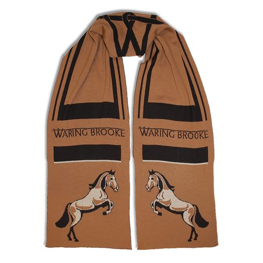 Waring Brooke Stallion Scarf Tan