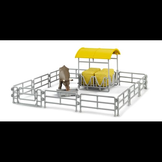 Bruder Hay Rack With Fence &amp; Trough 1:16 - DAMAGED BOX SPECIAL!