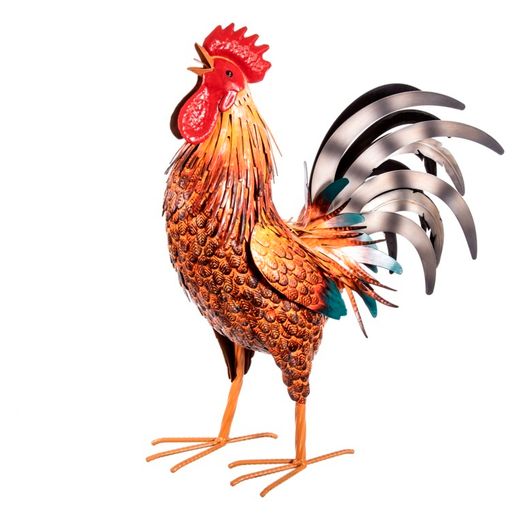 Premier Standing Metal Cockerel