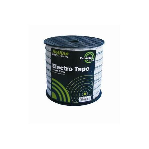 20mm Paddock Electro Tape (Green) - 200m
