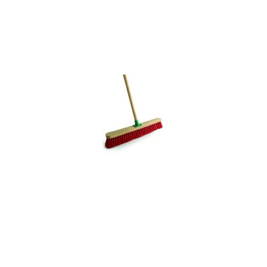 Bentley Red PVC Varnished Broom - 4'6"