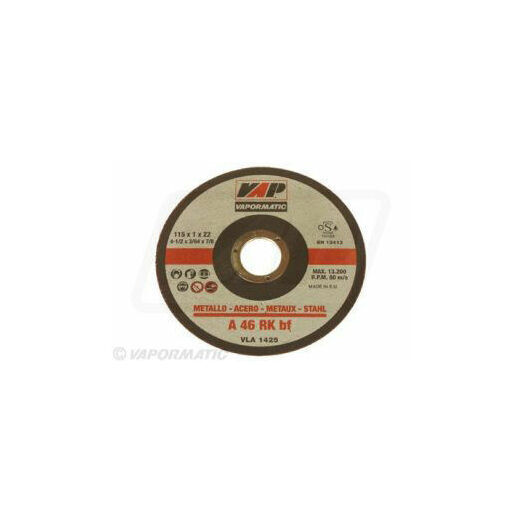 25 x 115mm Flat Metal Cutting Discs