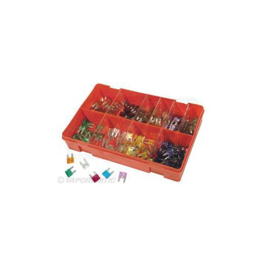 Vapormatic Mini Blade Fuse Selection Pack (240 Boxed)
