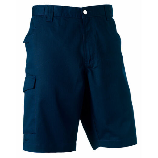 Russell Polycotton Twill Shorts - French Navy
